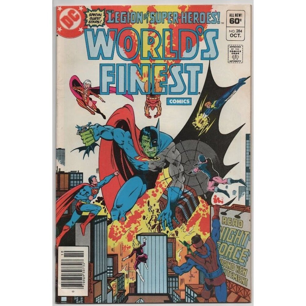 World’s Finest Comics 284 Newsstand DC Comics 1982 FN+ 6.5 Superman Batman